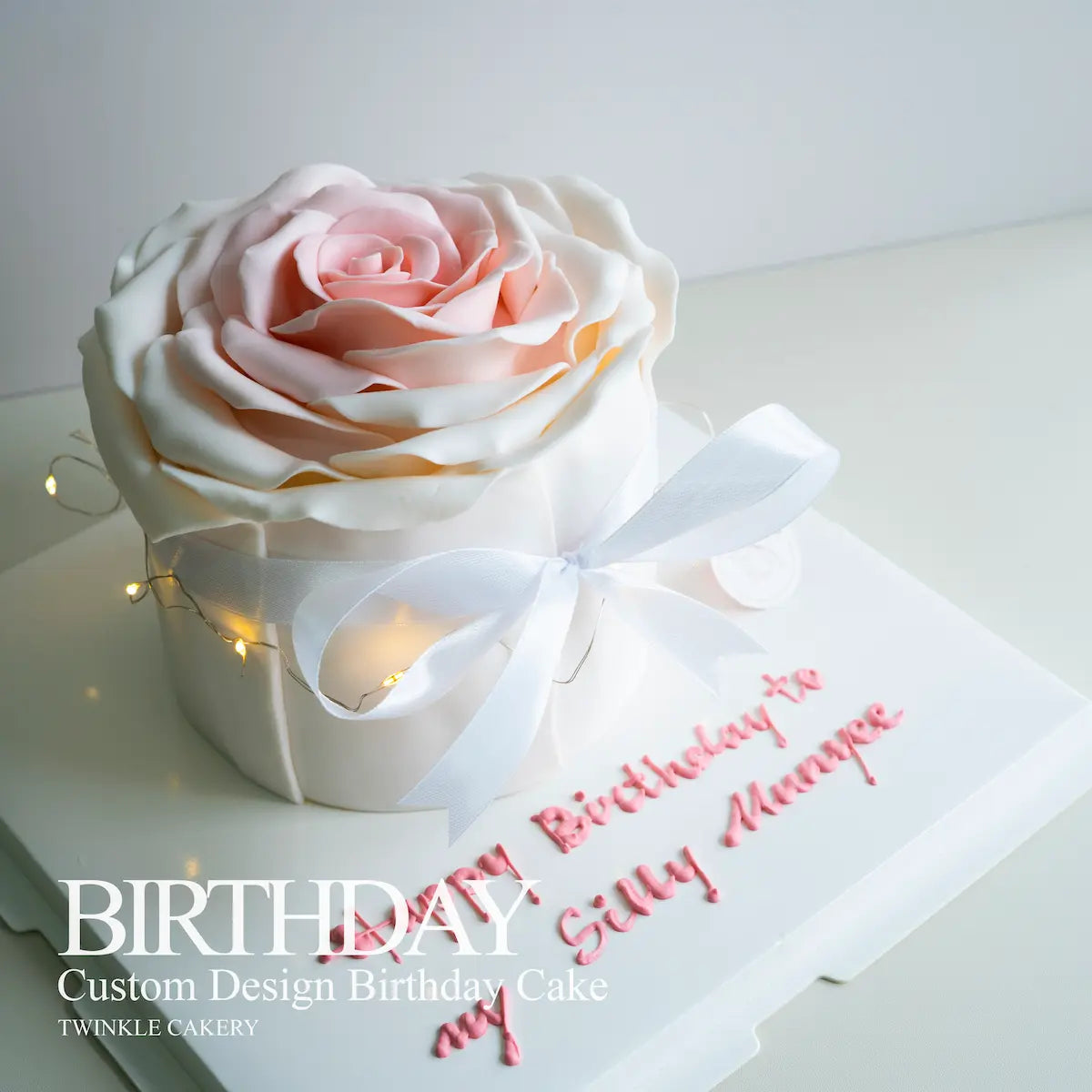 Premium gift for the handmade rose cake - Twinkle Cakery Selangor
