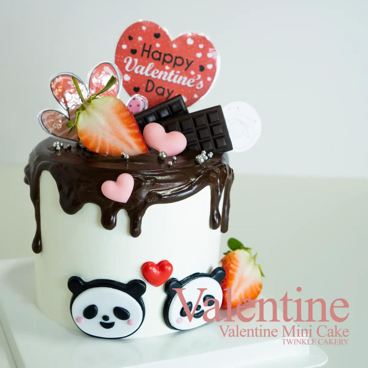 Couple Panda Cake