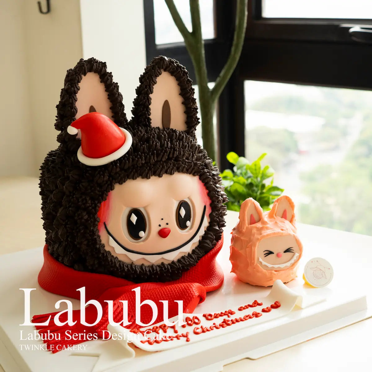 Custom Labubu Holiday Cake for Christmas Parties in Selangor/KL