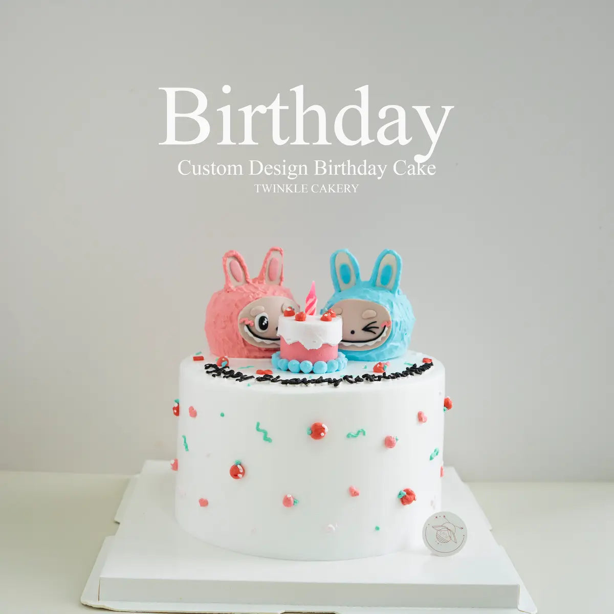 Labubu Couple Cake