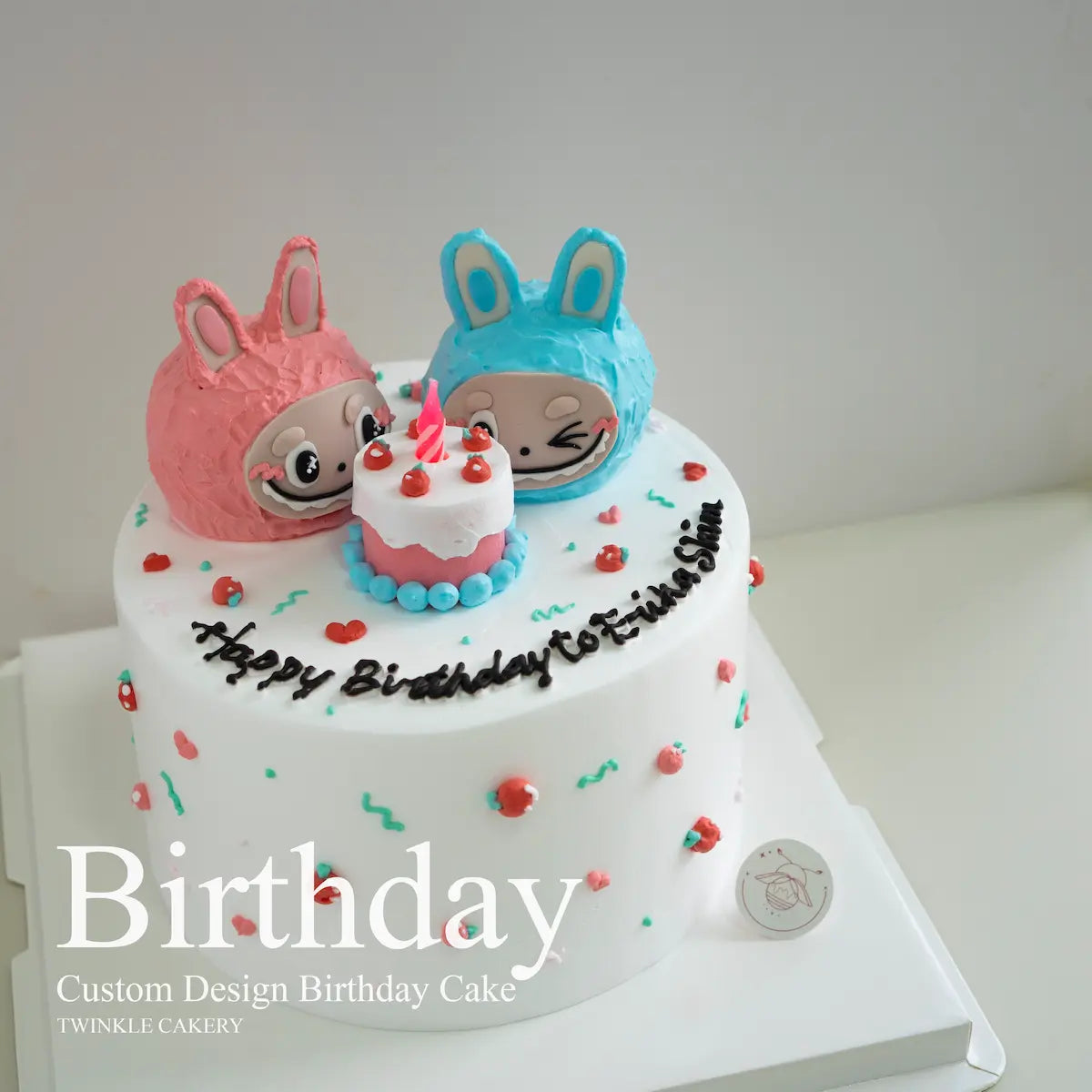Labubu Couple Cake