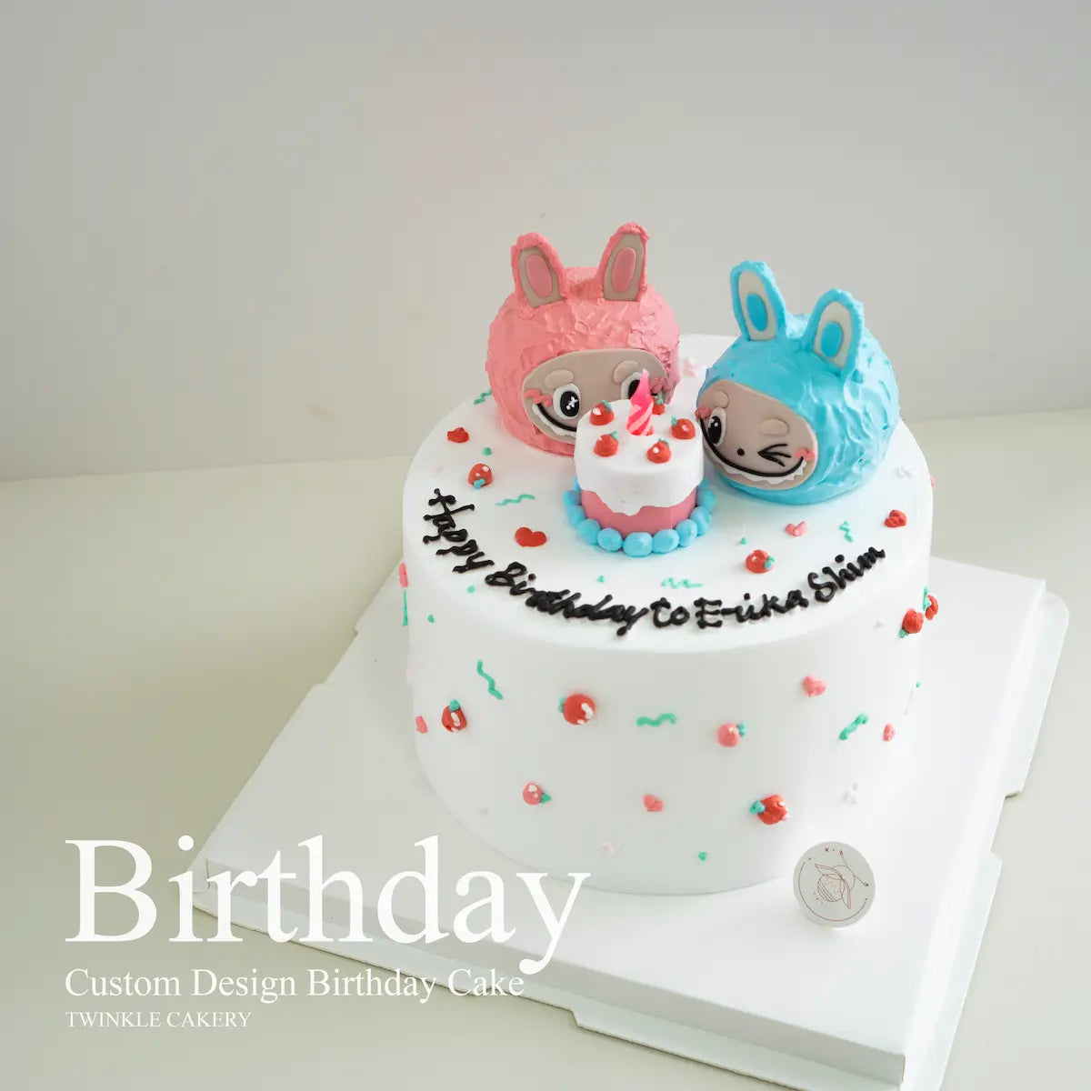 Labubu Couple Cake