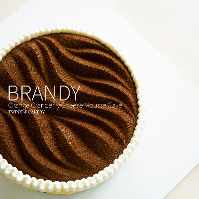 Alcohol-infused brandy orange cranberry cheesecake for events in KL