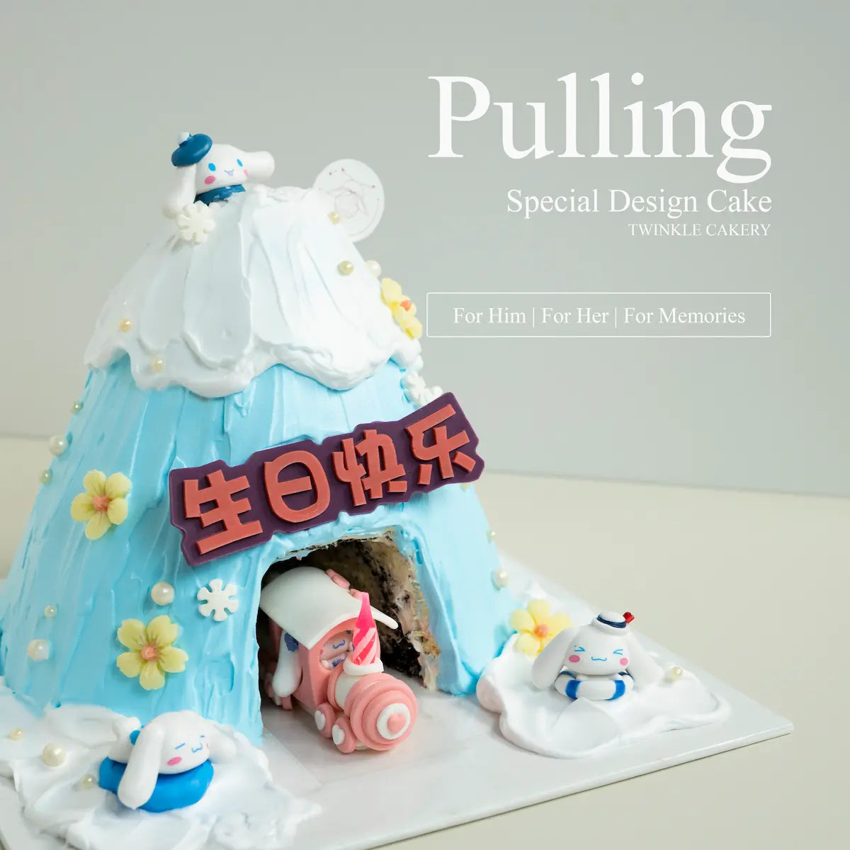 Cinnamoroll Pulling Cake and Sanrio Cake – Selangor/KL Delivery