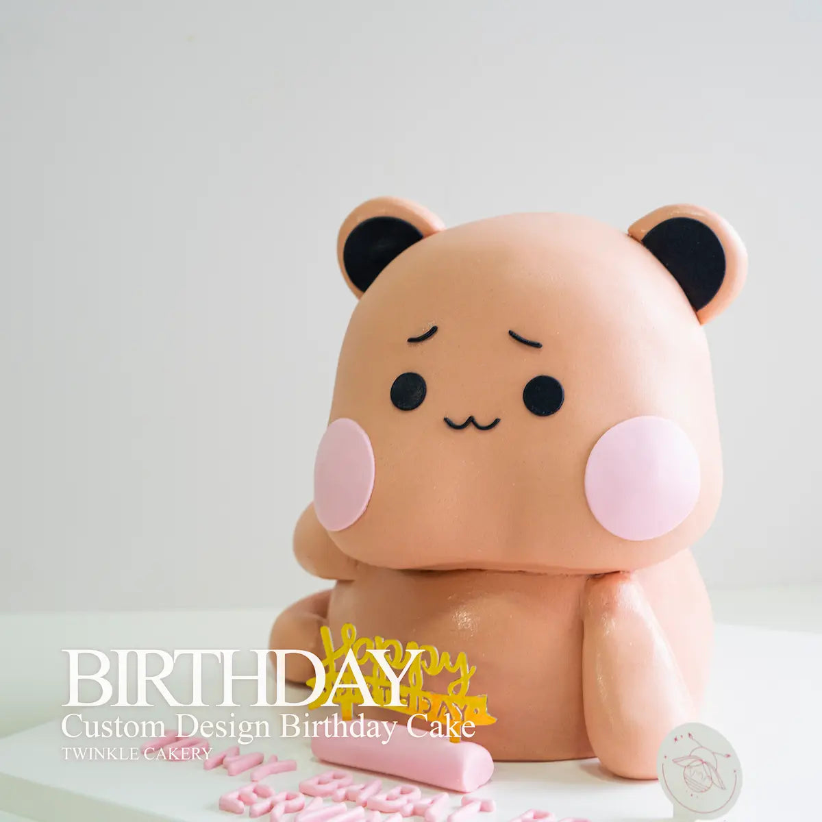3D Dudu Bear cake variation - popular choice for girls birthdays - delivery across kuala lumpur