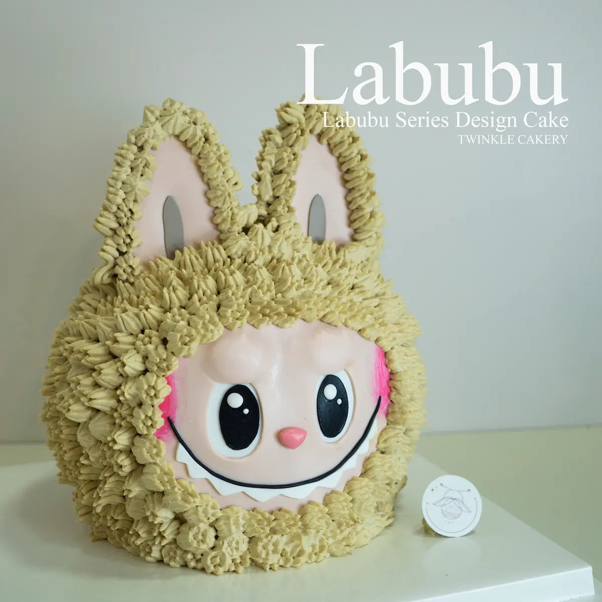 Close-up of Labubu's cute face details in purple color with fangs and expression - Selangor