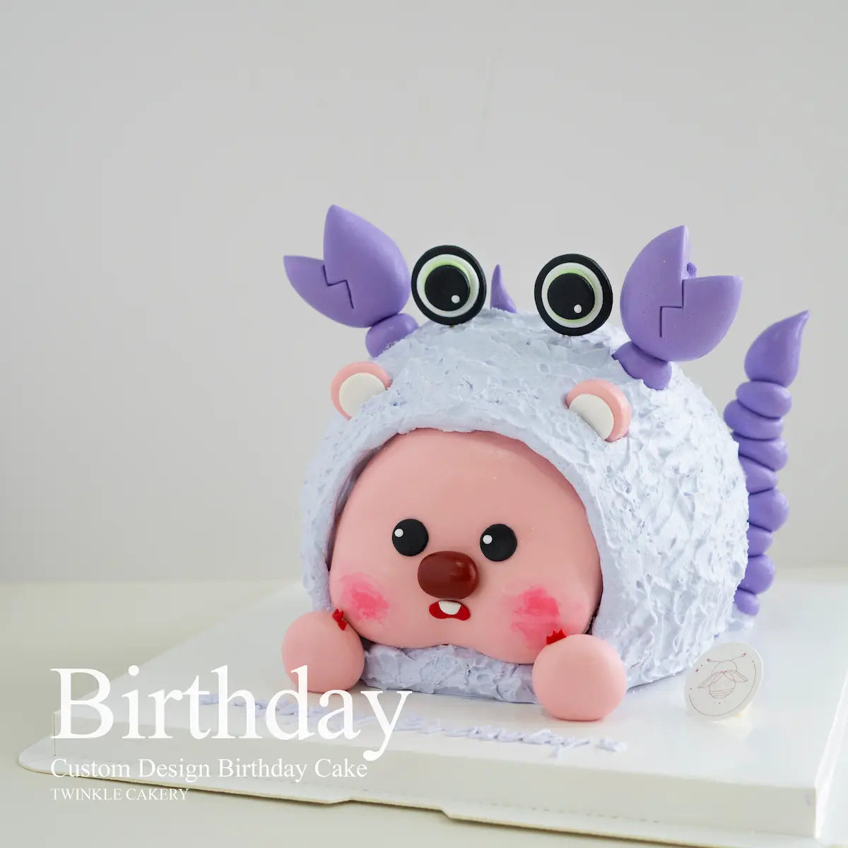 3D Loopy character with Scorpio zodiac design - Custom birthday cake KL/Selangor