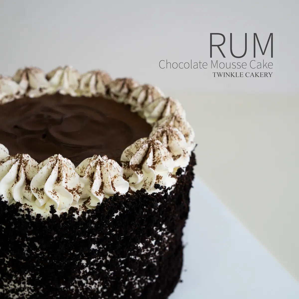 Close-Up of Rum-Soaked Sponge in Chocolate Cake - Adults Only - delivery kuala lumpur