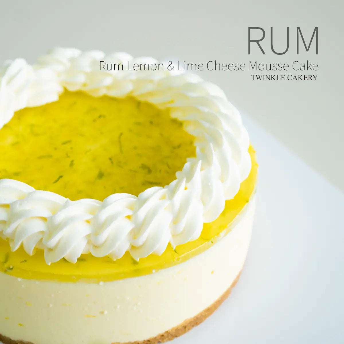Rum Lemon Cheesecake at a Celebration - Alcohol Dessert Delivery Selangor