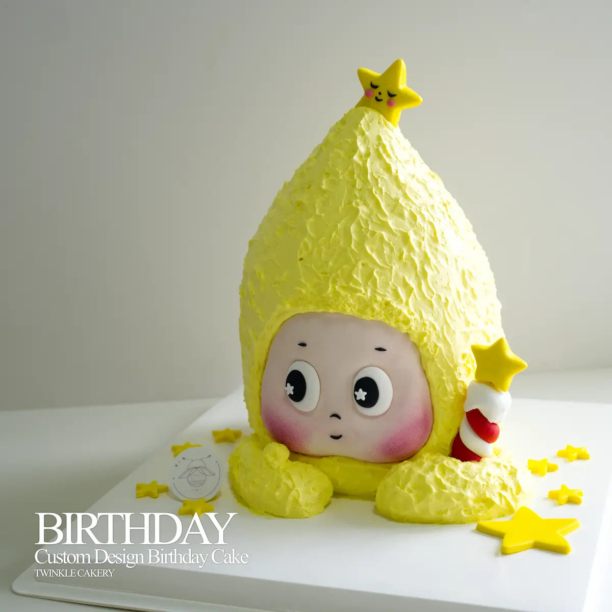 Twinkle Cakery’s artisanal 3D Twinkle Twinkle cake featuring signature pandan coconut and gula melaka.