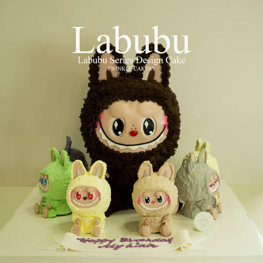 Low-sugar 3D Labubu Family Cake – KL/Selangor Delivery