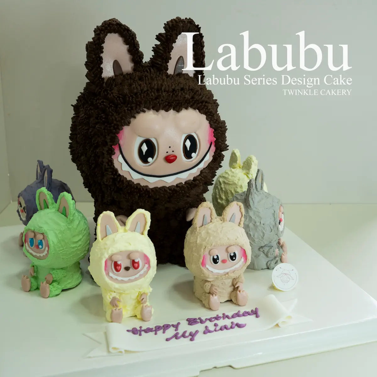 Low-sugar 3D Labubu Family Cake – KL/Selangor Delivery