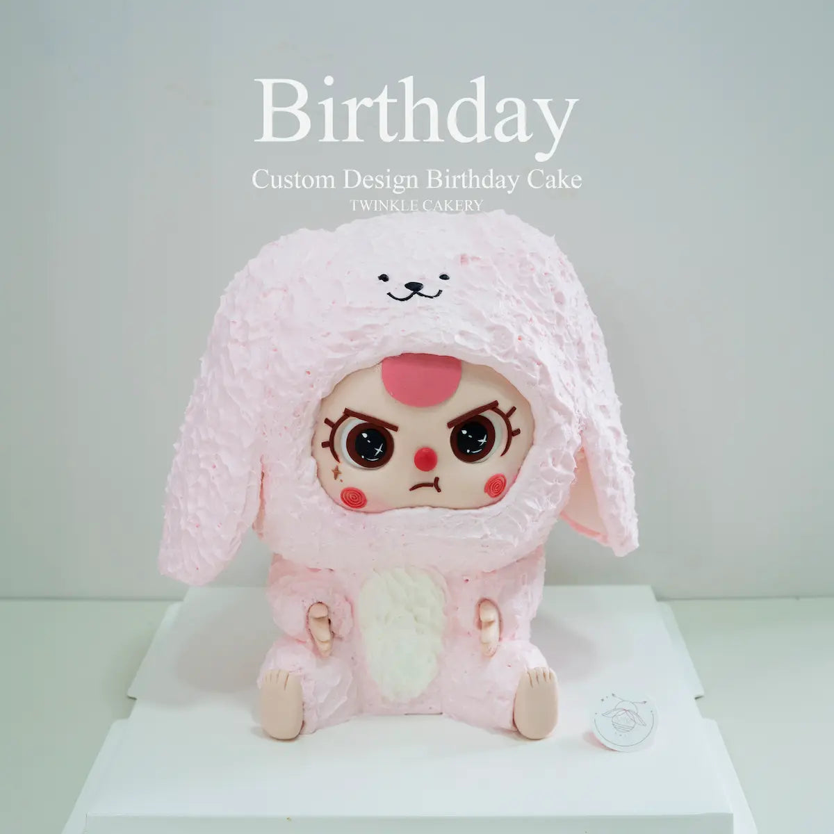 3D Baby Three birthday cake - super cute character cake delivery in Selangor & KL