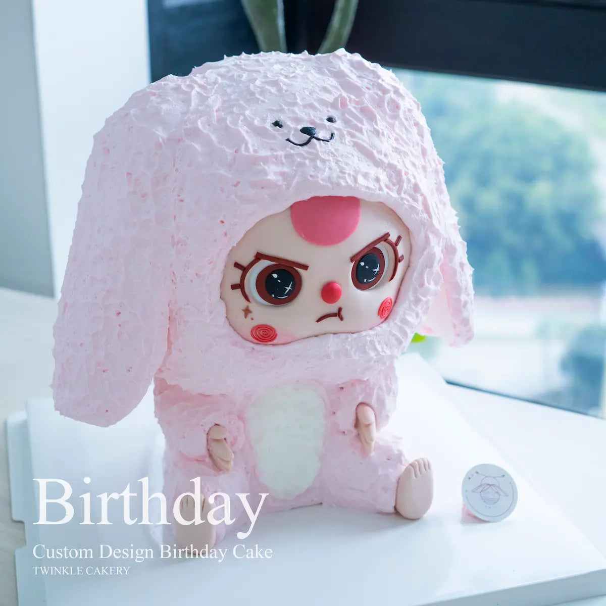 Personalized Baby Three cake with child's name - Twinkle Cakery delivery across Selangor