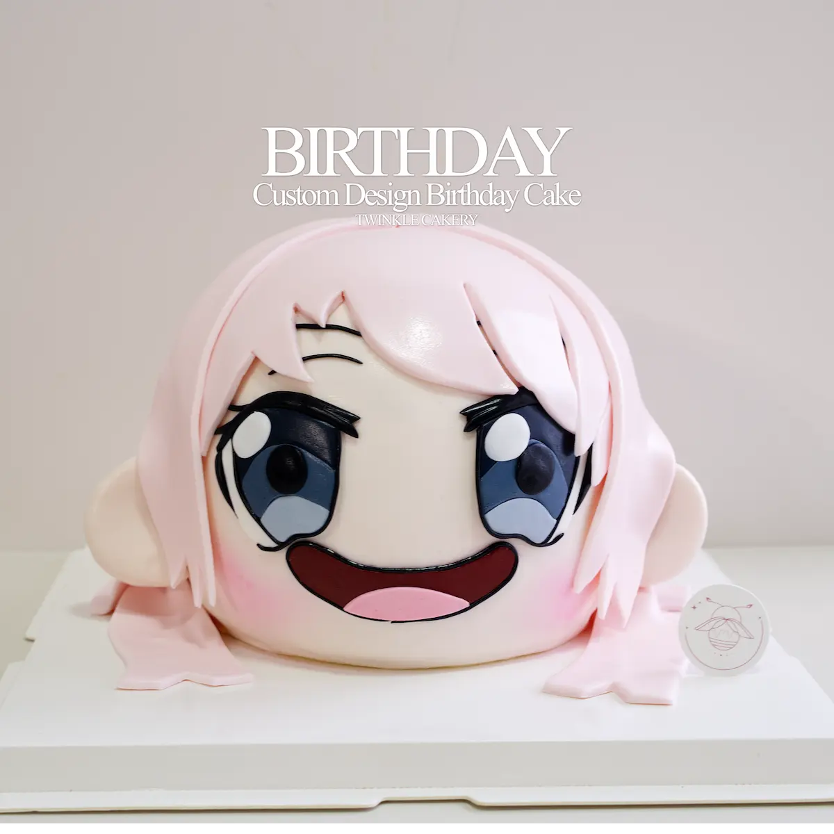Custom 3D chibi Musashi-chan FGO anime birthday cake in KL and Selangor.
