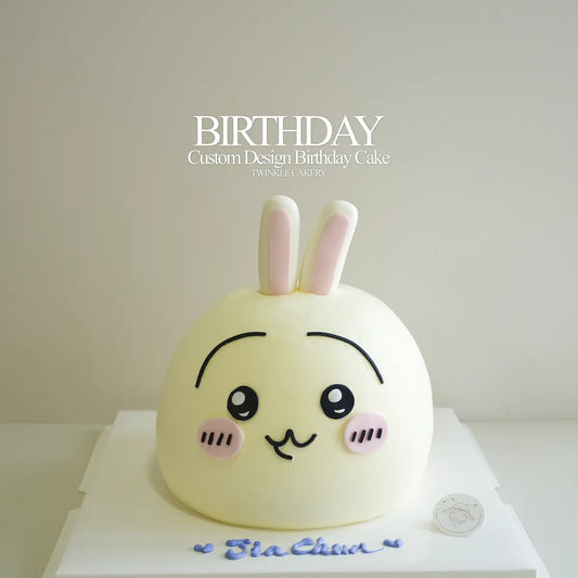 3D Chiikawa birthday cake with 100% handmade fondant artistry in KL and Selangor.