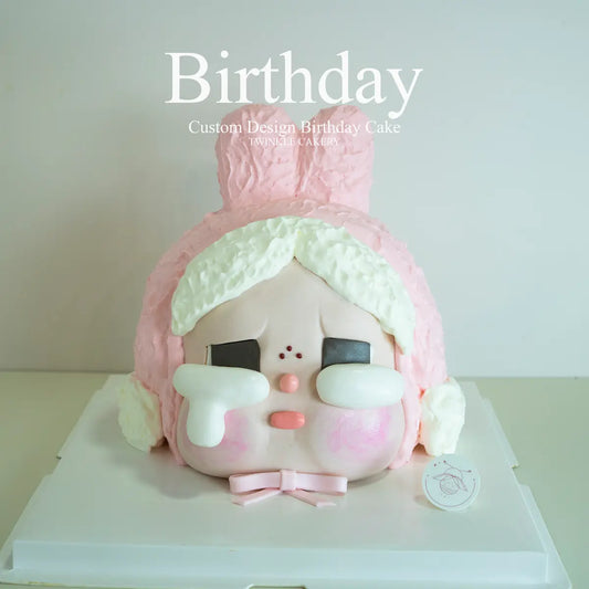 3D CryBaby birthday cake - viral cartoon character cake delivery in Selangor & KL
