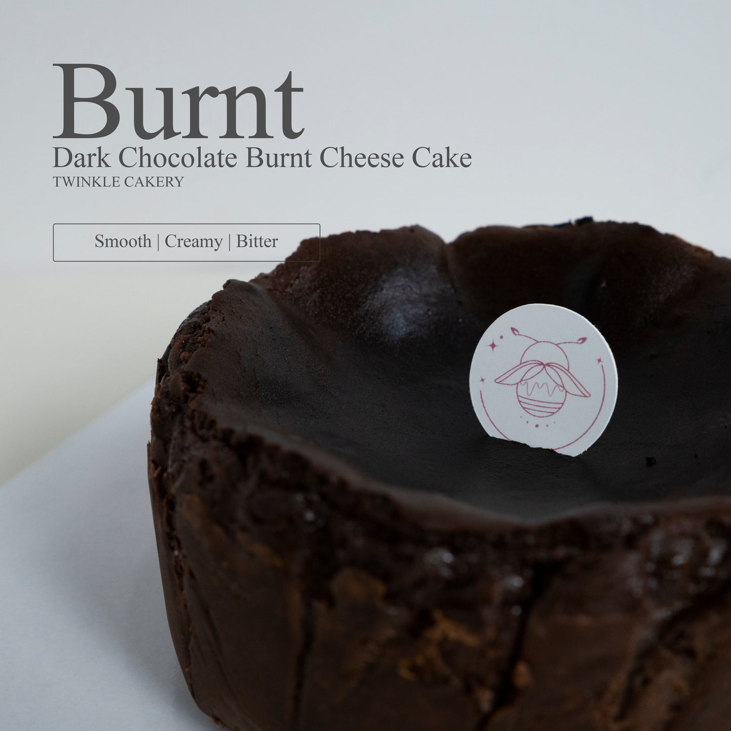 Dark Chocolate Burnt Cheese Cake