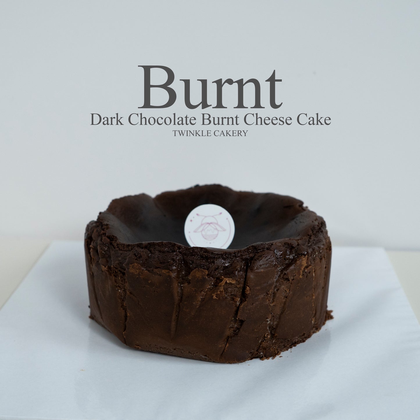 Dark Chocolate Burnt Cheese Cake