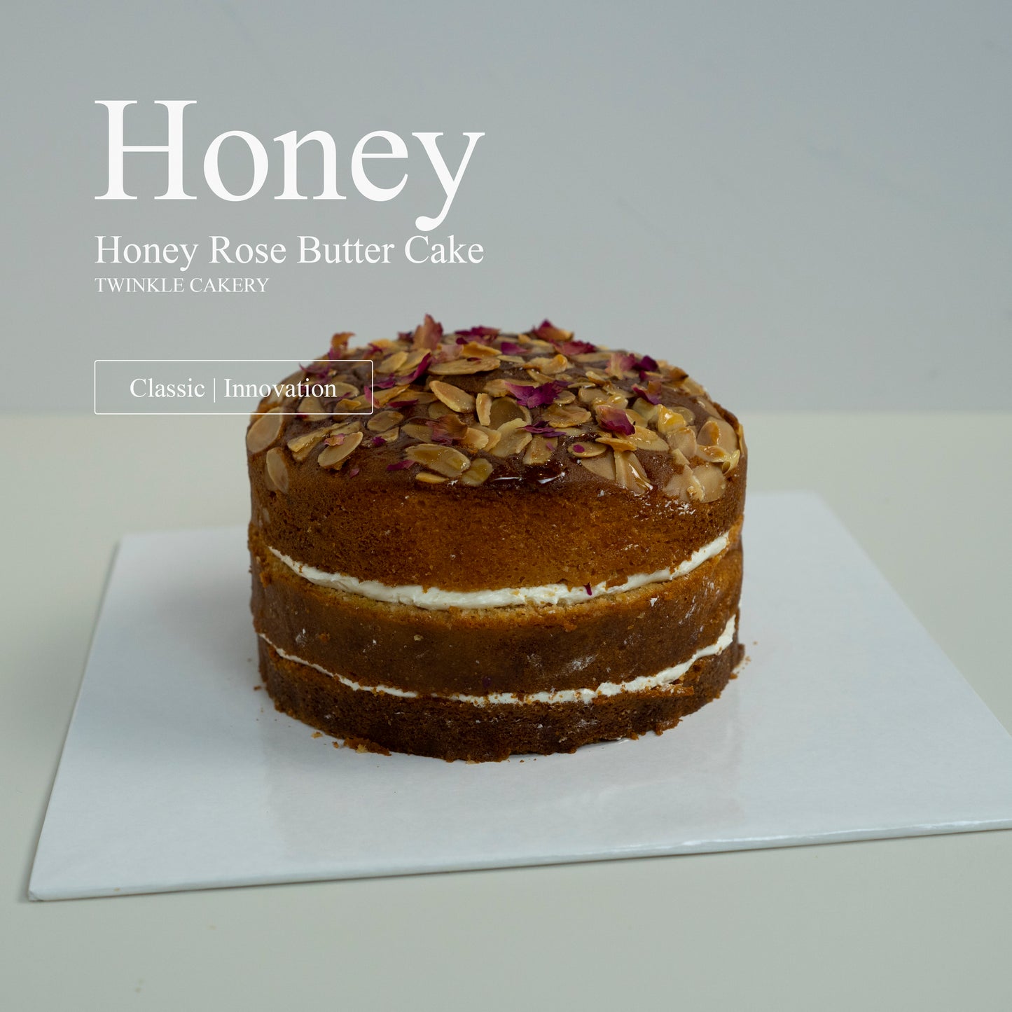 Honey Rose Butter Cake