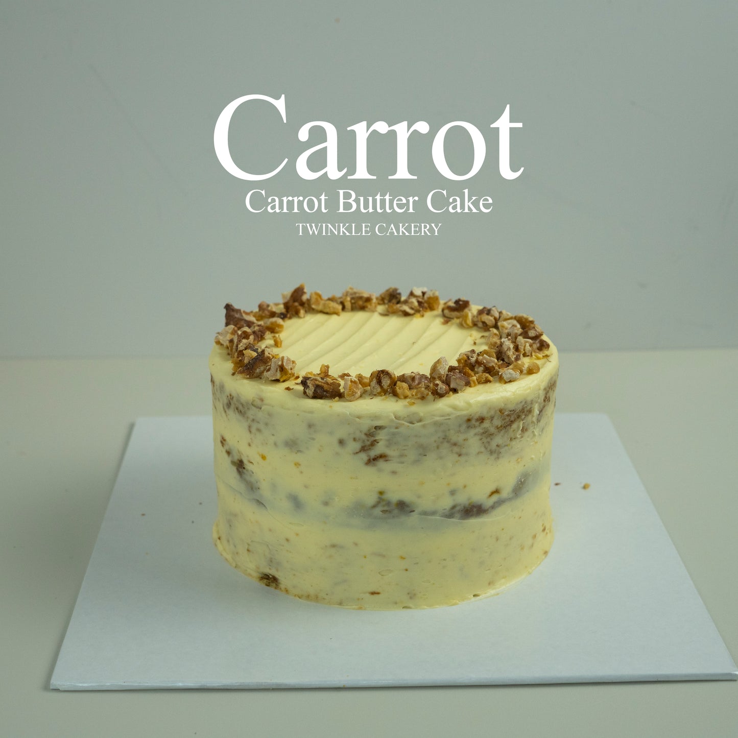 Carrot Walnut Butter Cake