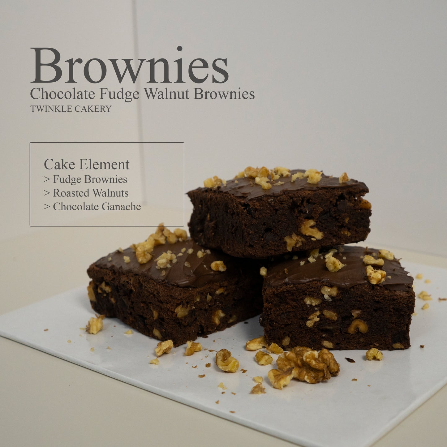 Chocolate Fudge Walnut Brownies