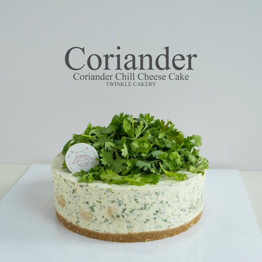 Coriander Chill Cheese Cake