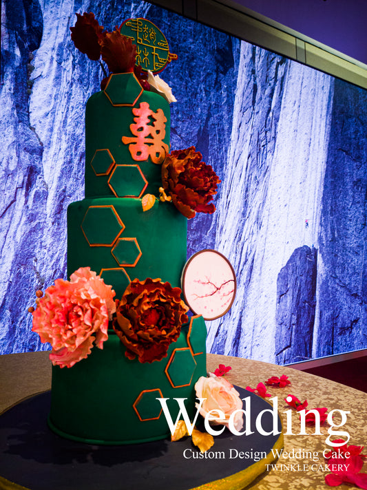 Custom Design Wedding Cake #9