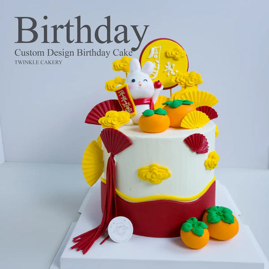 Rabbit Chinese Theme Cake