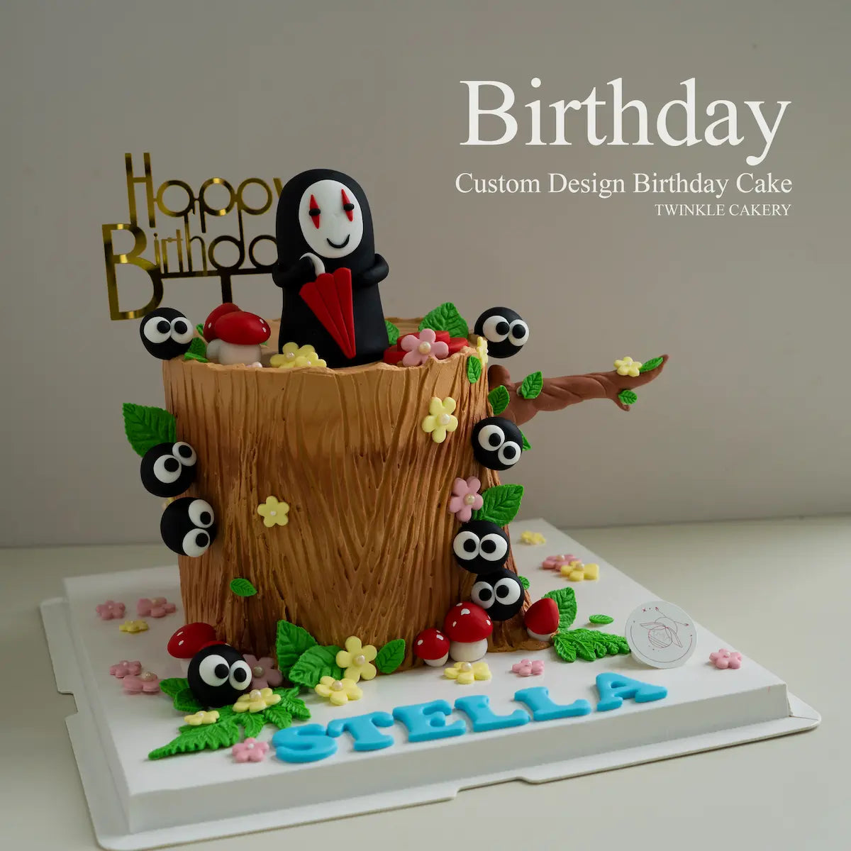 Spirited Away birthday cake - custom anime theme cake delivery Kuala Lumpur