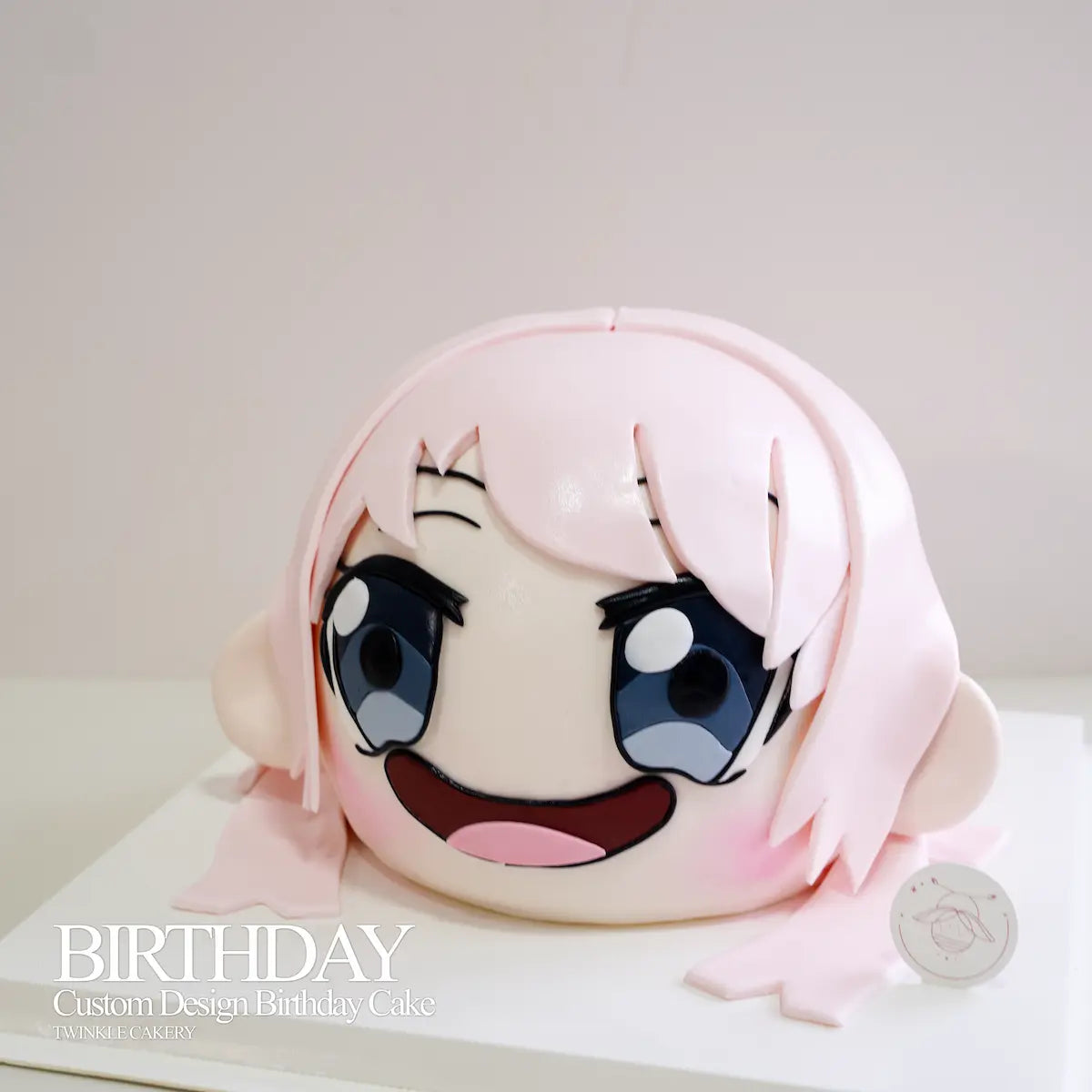 Hand-sculpted 3D anime character cake for self-pickup in Cyberjaya and Subang Jaya.