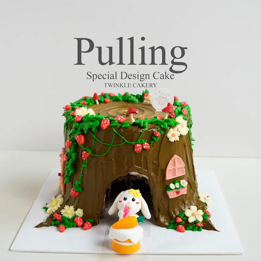 Pulling Cake - Cartoon Theme