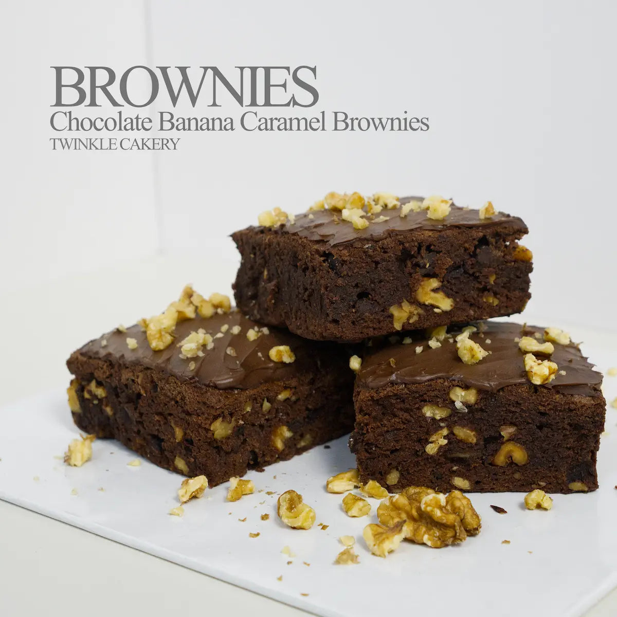 Family in KL enjoying our fresh brownies delivered to their home in Kuala Lumpur