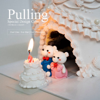 Romantic Couple Pulling Cake – Selangor/KL Delivery