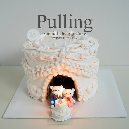 Romantic Couple Pulling Cake – Selangor/KL Delivery