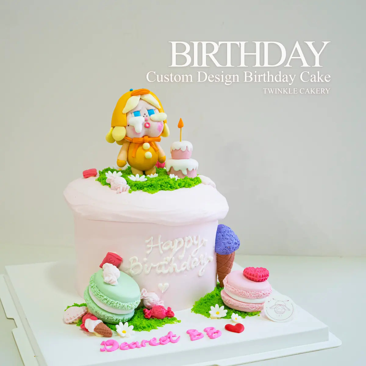 Crying Baby cake styled for social media - viral meme cake ready for photos - delivery across Selangor