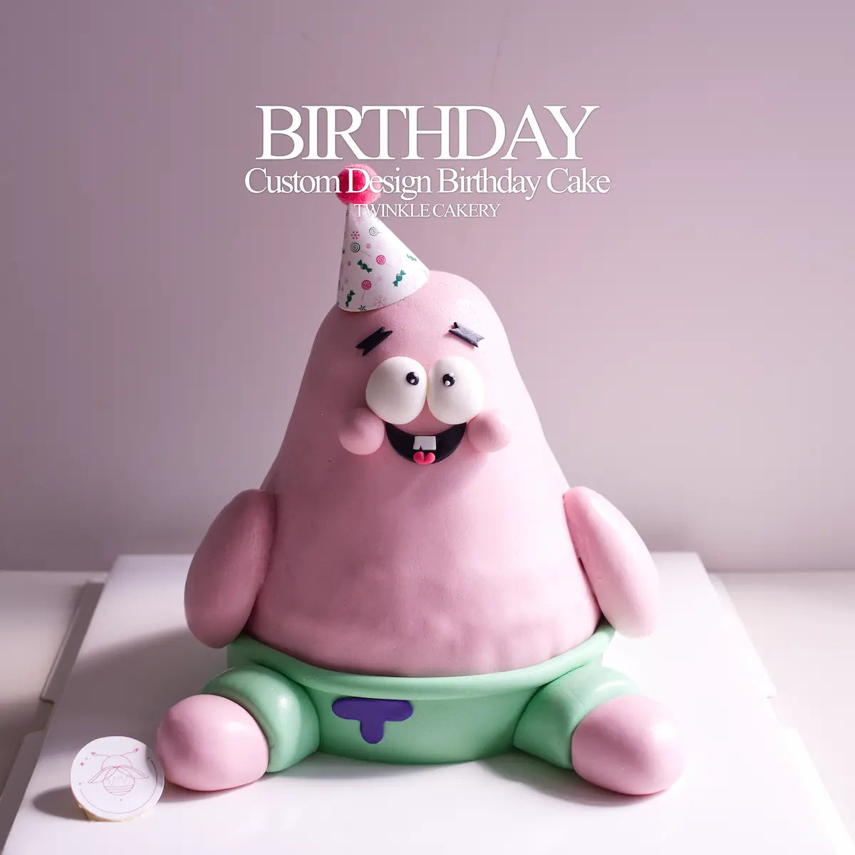 Custom 3D SpongeBob and Patrick Star Birthday Cake for delivery in Kuala Lumpur and Selangor