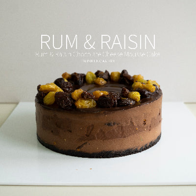 Alcohol-infused rum raisin chocolate cake with cocoa glaze, Selangor & KL