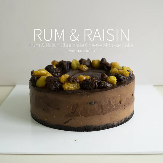 Rum Raisin Dark Chocolate Mousse Cake - Alcohol Cake Selangor