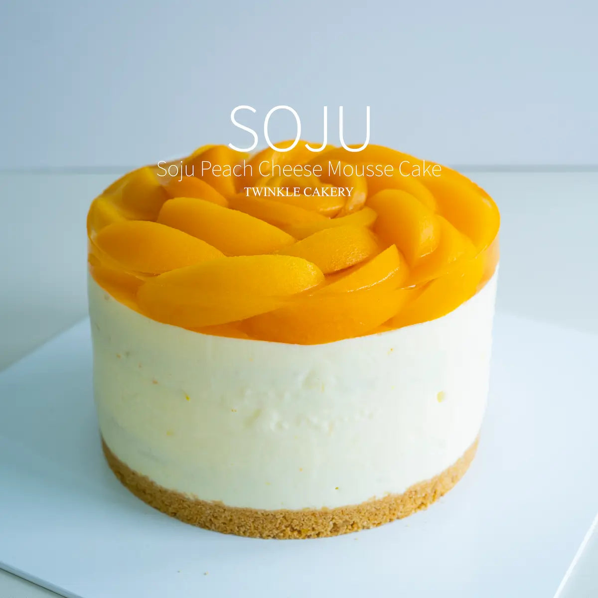 Soju Peach Alcohol Cheesecake - Korean Soju Dessert Delivery Selangor
