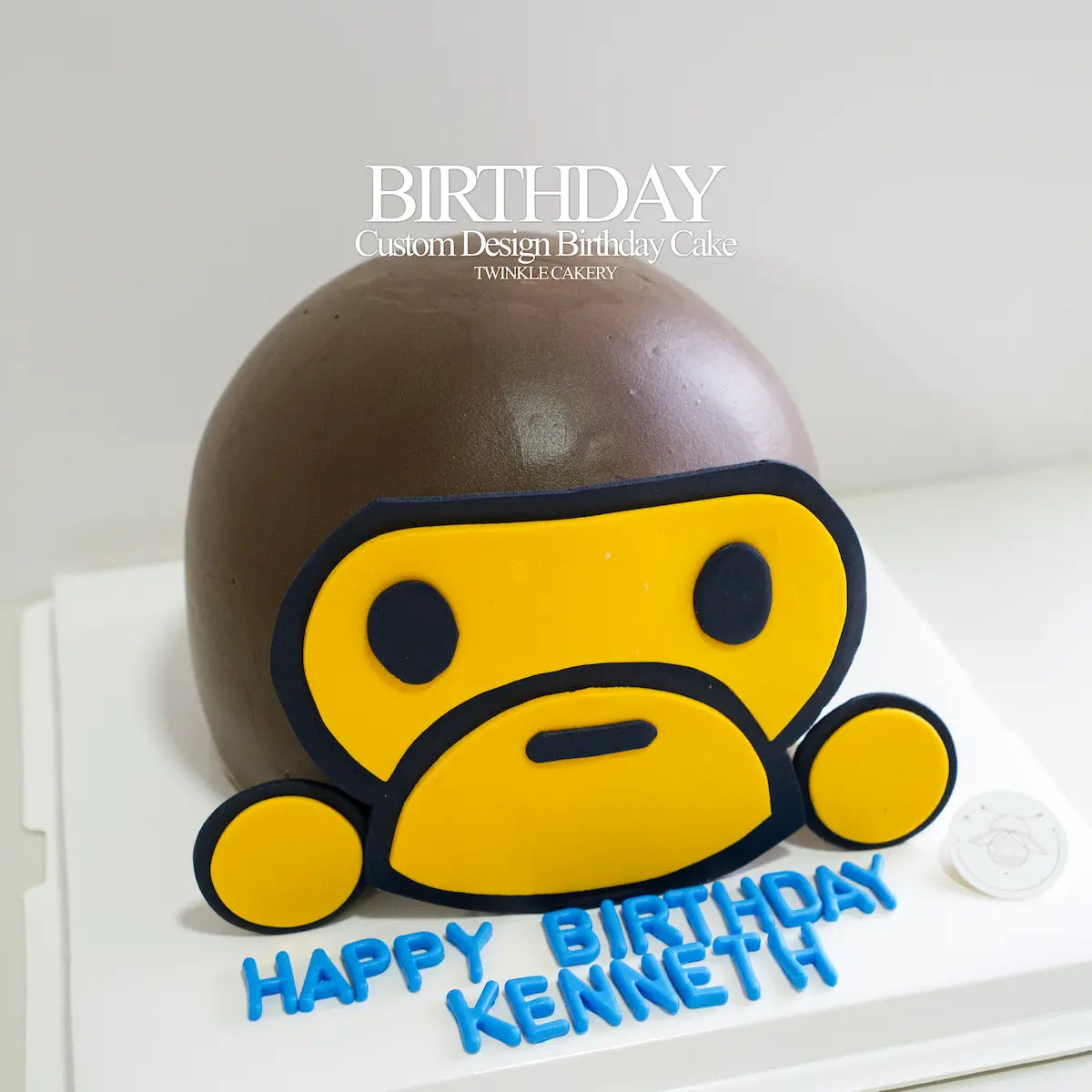 Twinkle Cakery’s 3D Baby Milo cake with signature artisanal flavors, serving Kepong and Serdang.