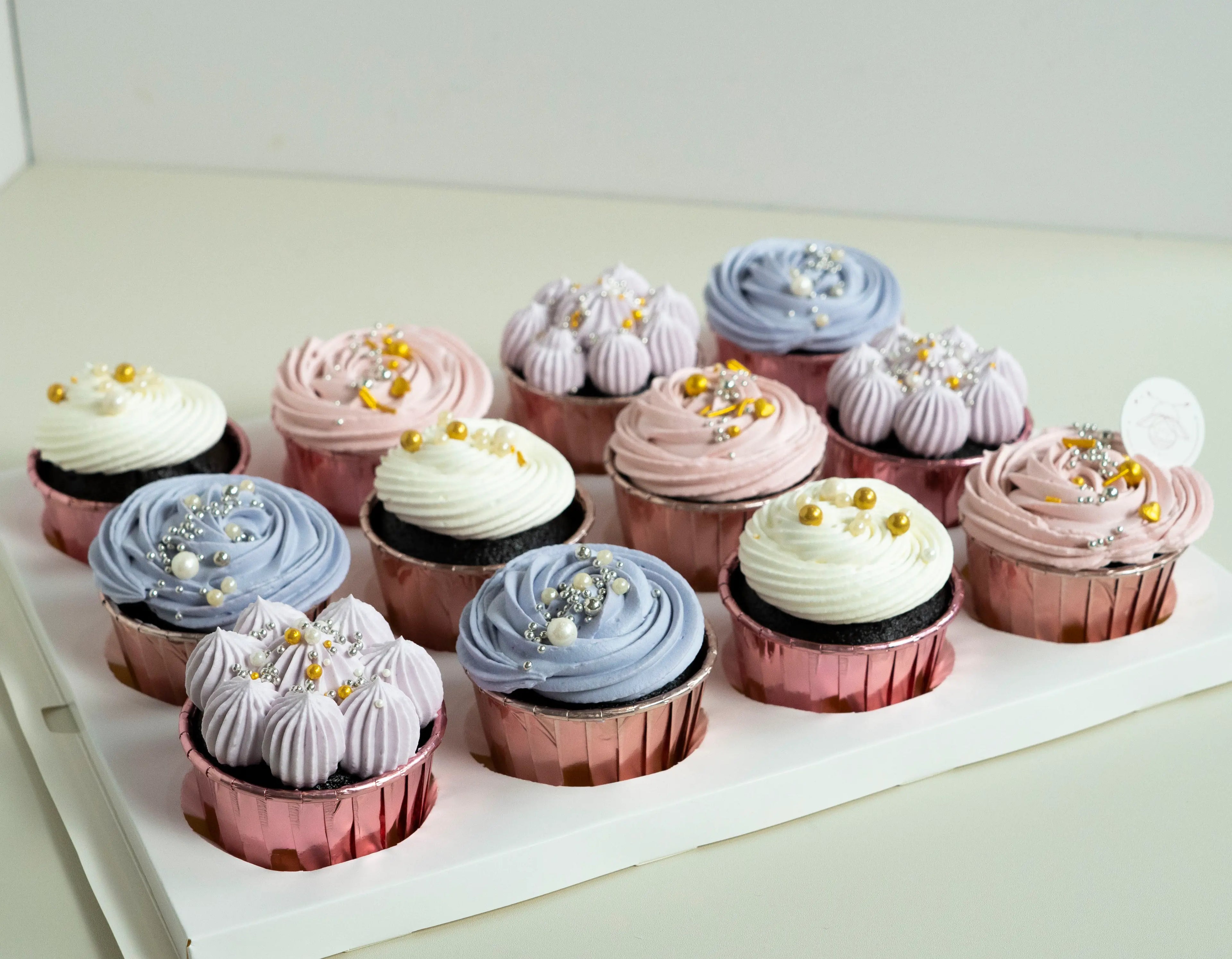 Elegant bespoke wedding and corporate event dessert with clean piping in Selangor & KL